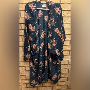 Joyfolie Kids Duster Cardigan Floral